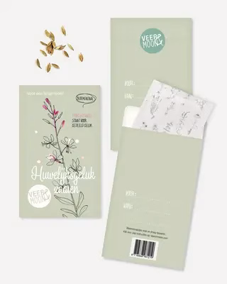 Bloemenzaden 'Huwelijksgeluk zaaien'